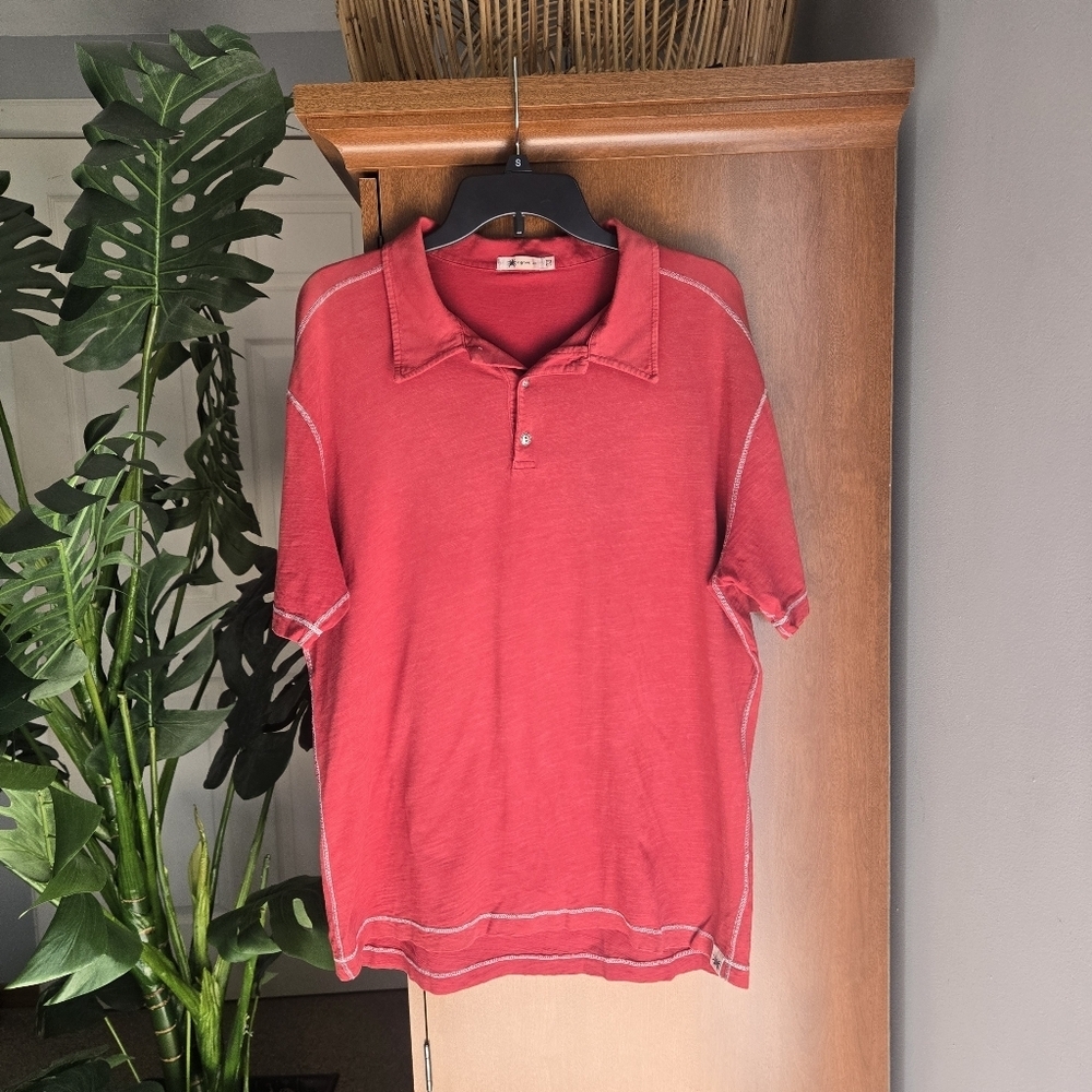 Agave Red Polo Shirt Casual Style